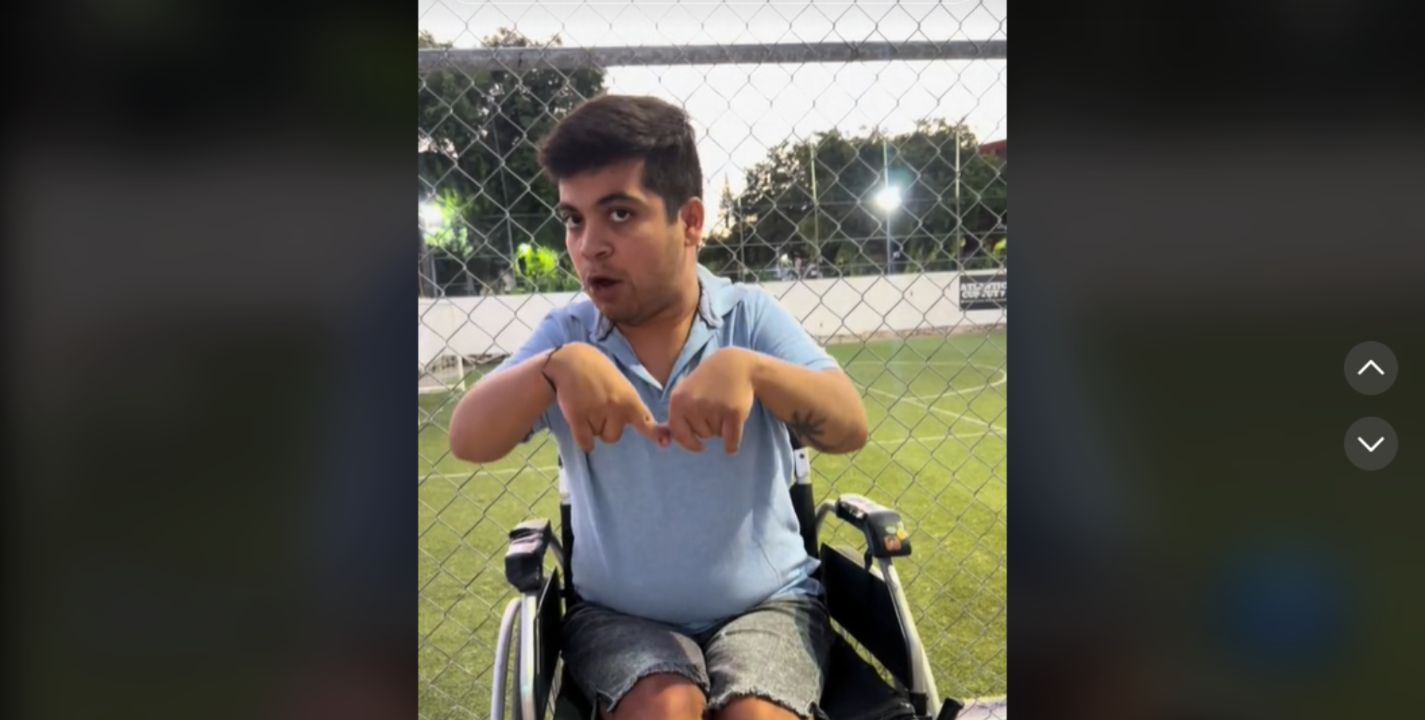 Esto pasó con el joven discapacitado que fue multado injustamente y juzgado en redes (VIDEO). TIKTOK/Vaniego