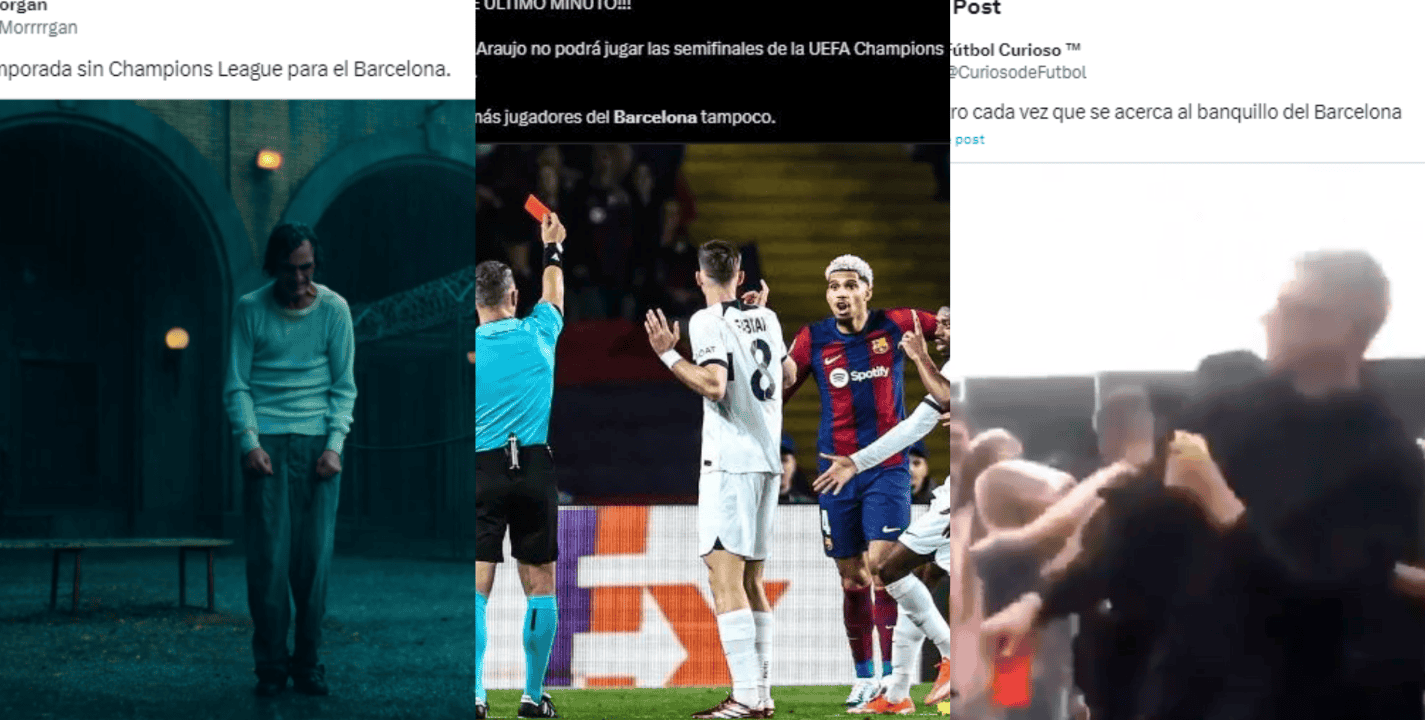 La derrota del Barcelona frente al PSG no ha dejado indiferente a los internautas, quienes han generado los mejores memes para redes sociales. X -TWITTER-